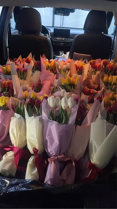 Тюльпаны на 8 марта