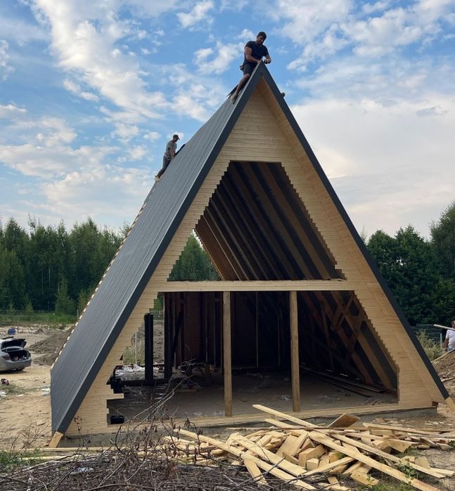 Vând cabane de lemn