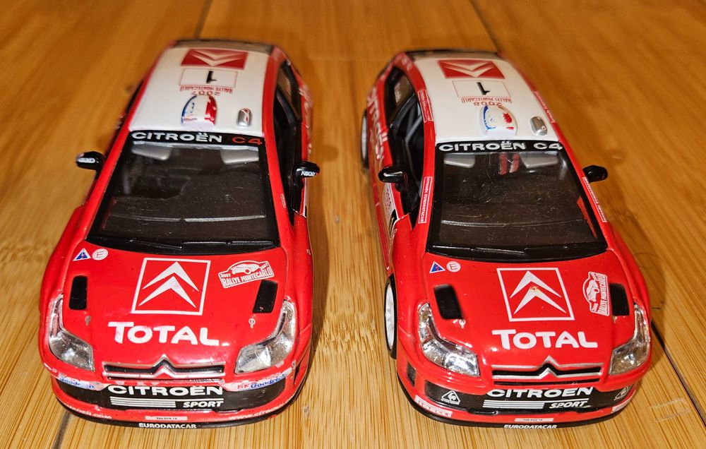 13 masini de raliu Bburago la scara 1:32 Ford si Citroën