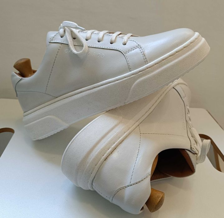 Pantofi sport casual 38 38.5 lucrati manual G. Rizo NOI piele naturala