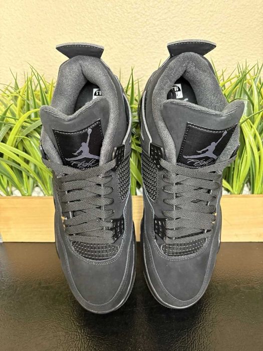 Adidasi Sport Nike Air Jordan 4 Black Cat - Verificare Colet