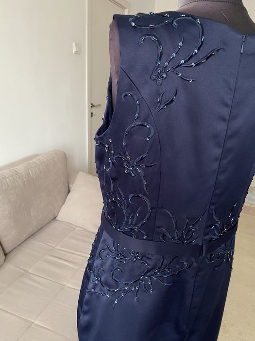 Vand rochie eleganta , bleumarin -42