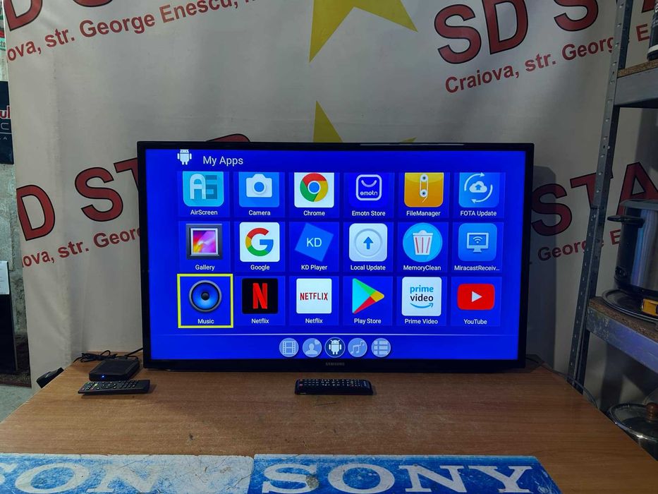 Televizor Led FullHD Samsung  cu SmartBox Android TV Garantie 2ani