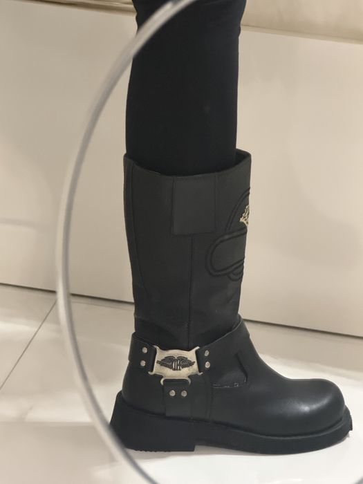 Дамски черни  боти/ботуши