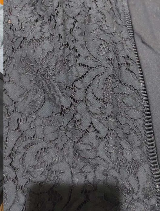 Rochie casual/ sarafan cu dantelă cloș XS