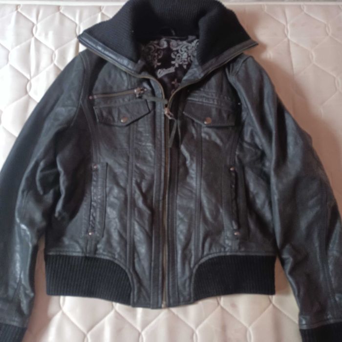 Дамско яке естествена кожа