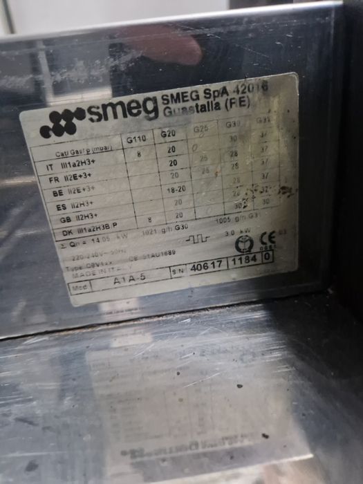 Печка Smeg 90 см 5 зони