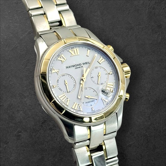 Raymond Weil Parsifal Automatic Chronograph | 18K Злато & Стомана | 57 Jewels мъжки шеейцарски часовник