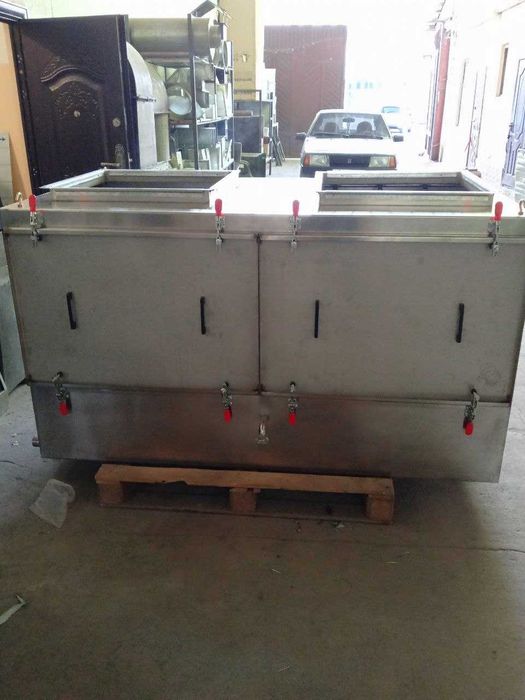 Гидрофильтр (Искрогаситель) для мангала со встроенным водяным насосом