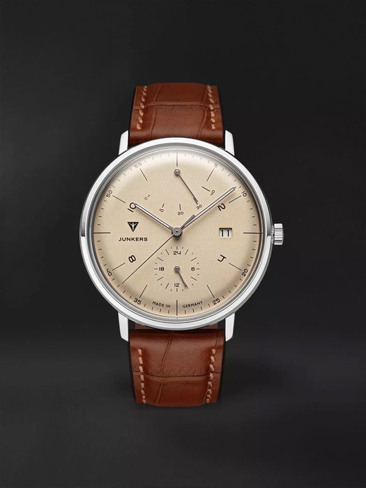Класически автоматичен часовник JUNKERS Bauhaus Power Reserve (41 мм)
