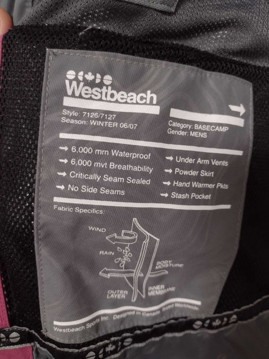 Westbeach Snowboarding Jacket – зимно яке за ски/сноуборд