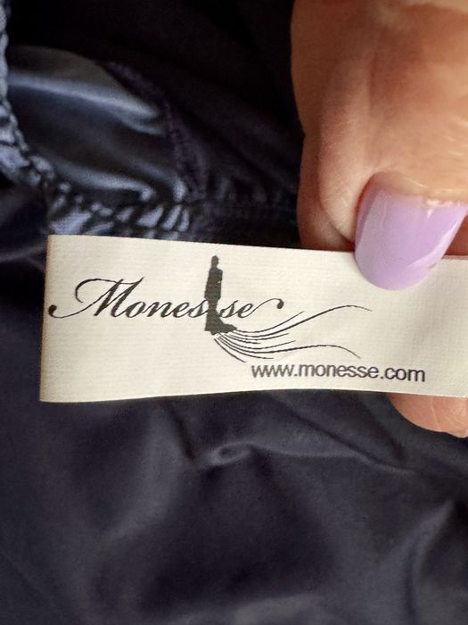 Rochie “Monesse” bleumarin cu inprimeu floral, nr 42.Stare impecabilă