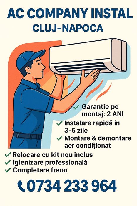 Montaj aer conditionat