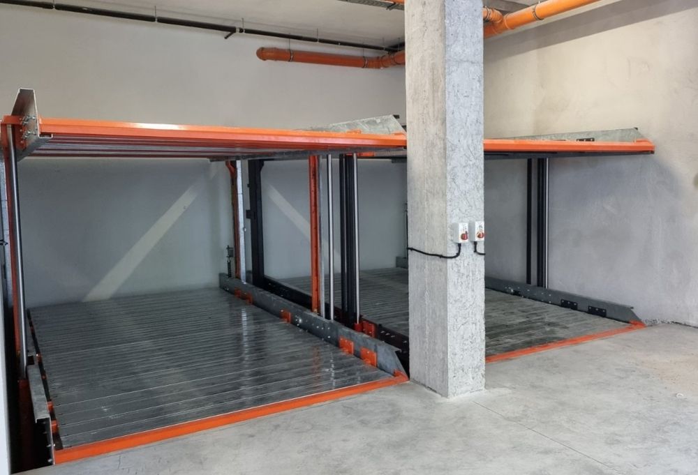 Паркинг системи за 2 коли , Зависимо и Независимо паркиране, Подемници