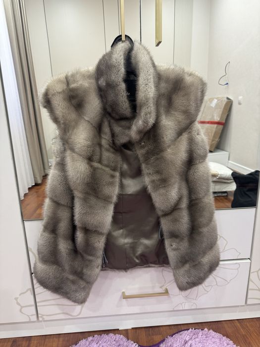 Норковая жилетка