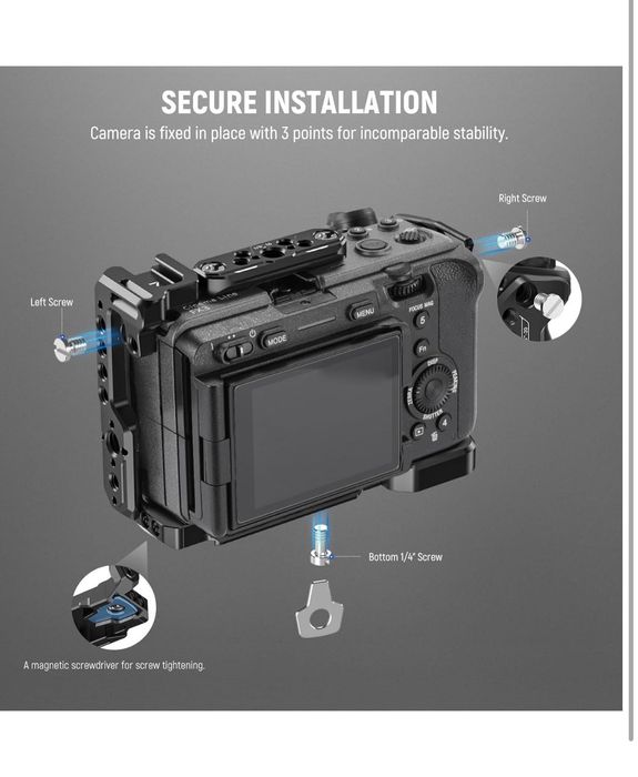 проф.  кейдж за камера.  Sony FX3/FX30. sony. fx