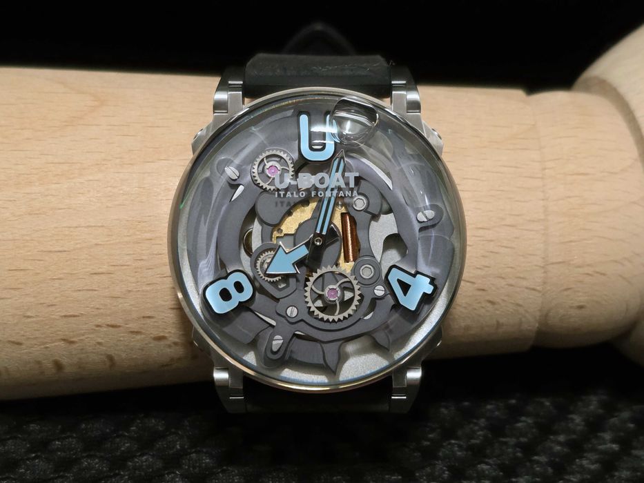 U-BOAT U-65 44mm SS TURQUOISE – Ref 3352 – NOU – Ceas în GARANȚIE