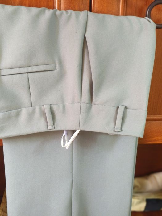 Женский костюм двойка голубой цвет.