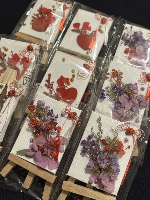 Mărțișoare handmade de diferite modele