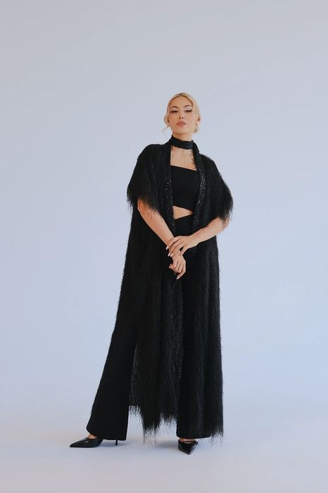 Елегантна дълга дамска жилетка Radapola – универсален размер