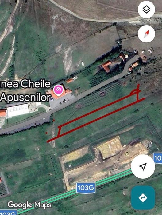 Teren de vânzare com Sandulesti in apropiere de Cheile Turzii