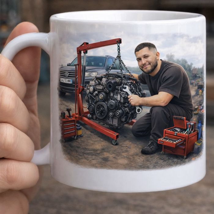 Cană personalizată cu poză,text, caricatură /design digital