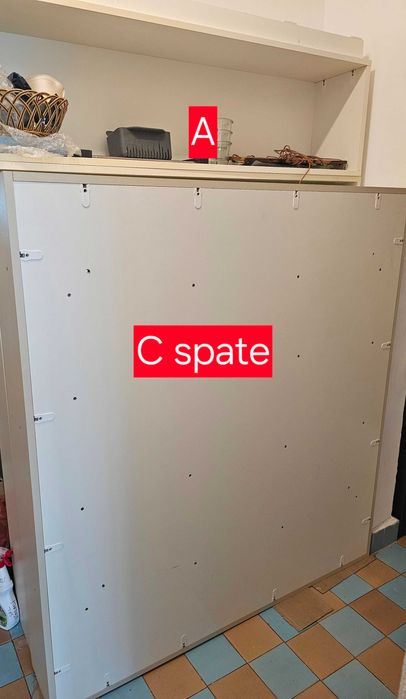 Rafturi pal calitate superioara pt perete living 4 corpuri