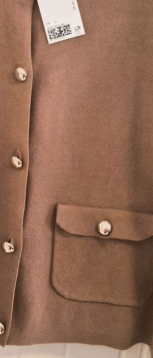 Жилетка в камелено кафяво "H&M"