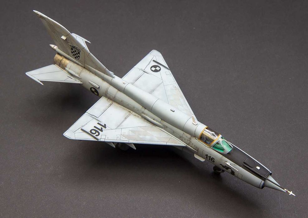 сборная модель самолёта МИГ-21  пр. СССР РАРИТЕТ!