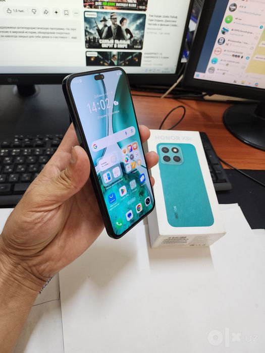 Honor X8c 5G 16/256gb ideal ochilmagan aybi yuq tozza telefon