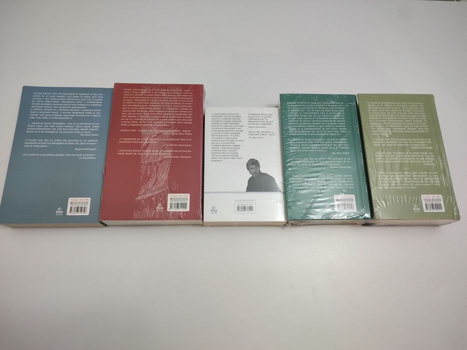 Pachet 5 cărți sigilate din seria "Lupta mea" de Karl Ove Knausgard