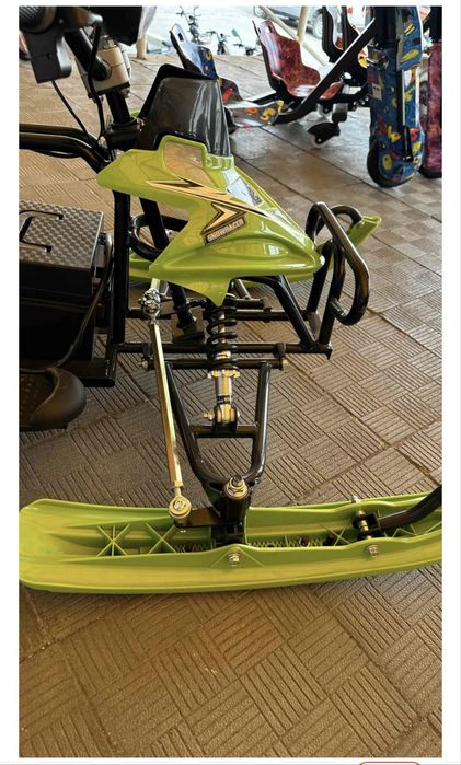 Электрический снегоход с матором