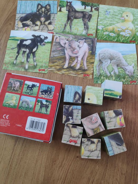 Занимателни пъзели с принцеси и кубчета с животни на Goki