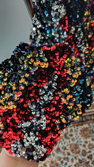 Костюм пиджак блестящий