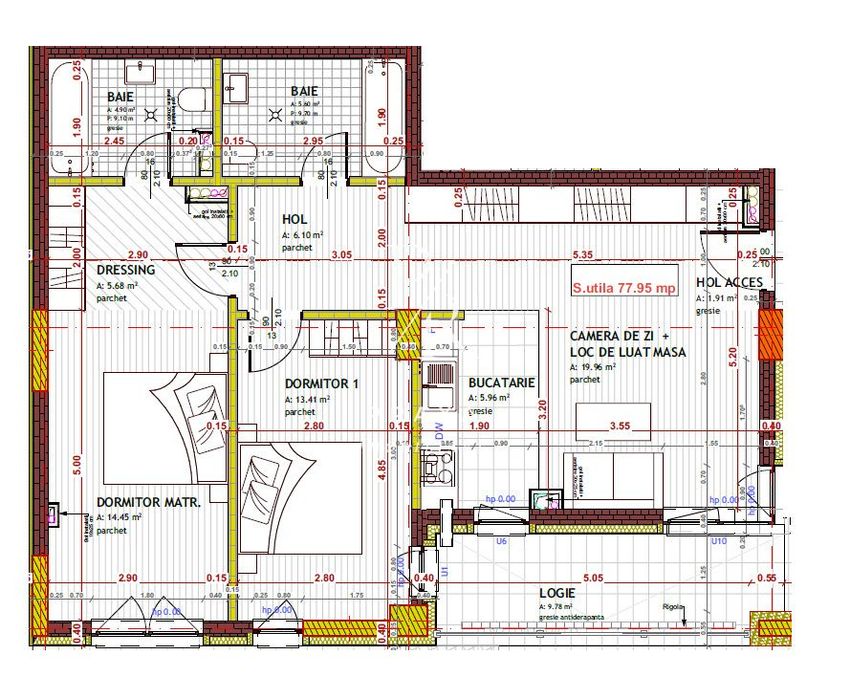Apartament 2 camere, complex rezidential nou LIFT, parcare, garaj, Tin