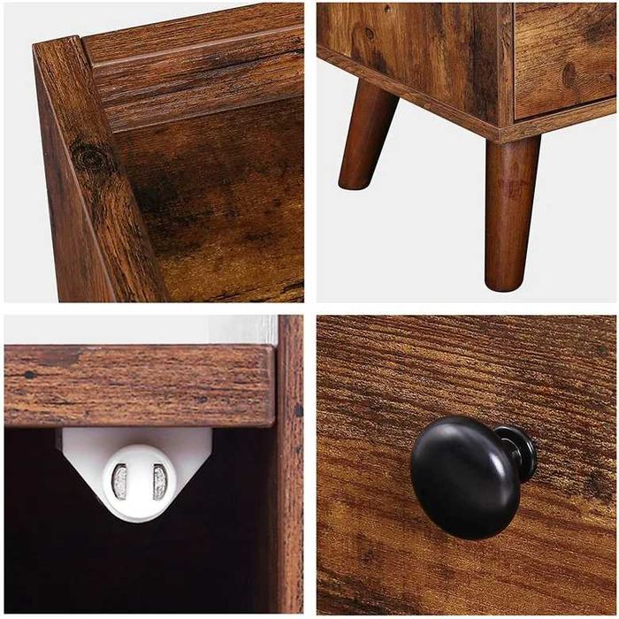 ПРОМОЦИЯ Нощно шкафче в рустик стил BF51BZ01