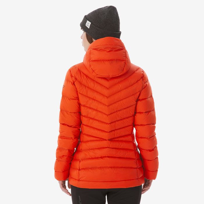 Geacă din puf Trekking Mt500 -10°c Roșu - produs resigilat Decathlon