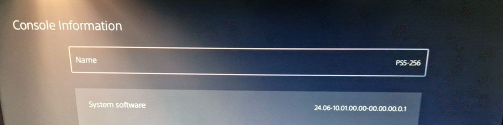 PS5 Digital Edition 825GB Modat , firmware 10.01