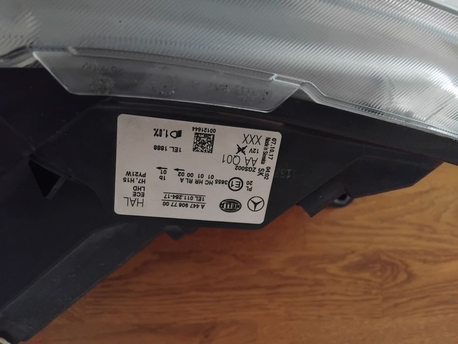 Faruri originale Mercedes vito  2015 -