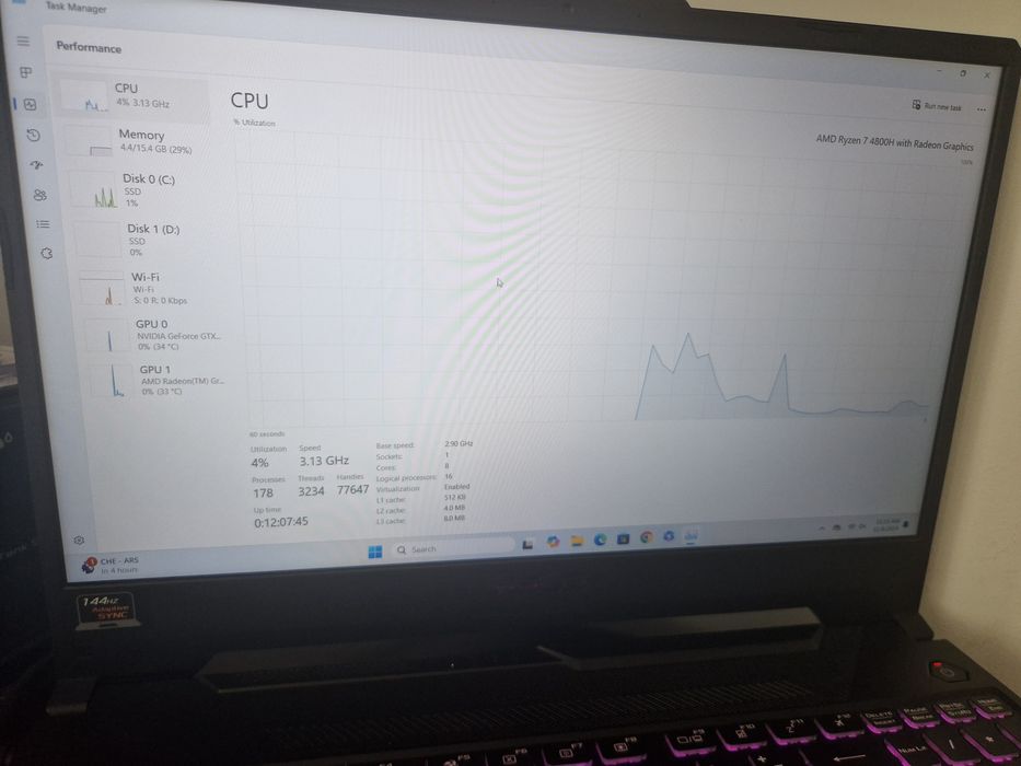 Laptop gaming Asus tuf15