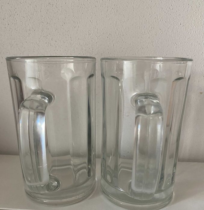 2 Halbe/Cani/Pahare sticla, Luminarc, 300ml sau 500ml