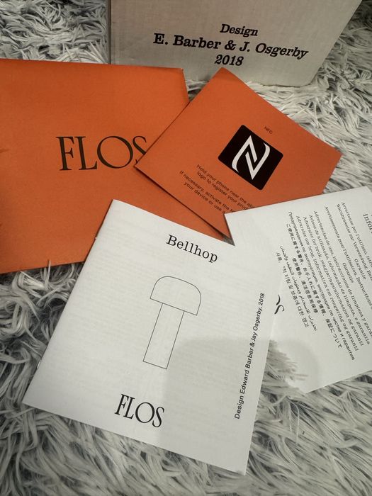 Дизайнерска безжична лампа FLOS Bellhop 2 броя налични