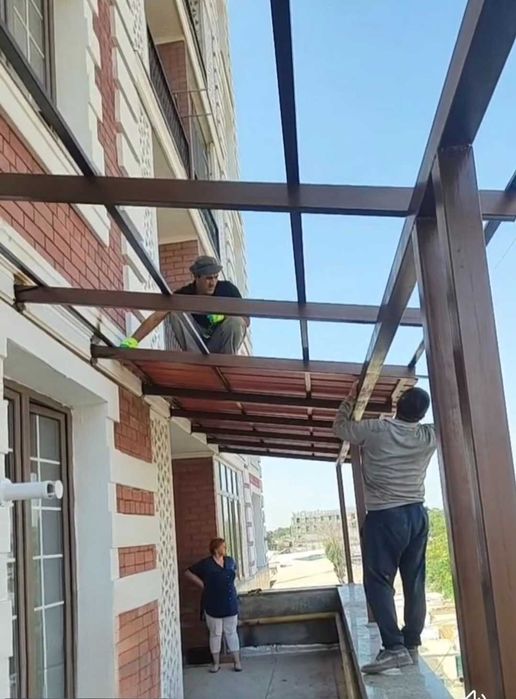 КРЫША,НАВЕС.Кровельный работы,сварка,ремонт монтаж кровли