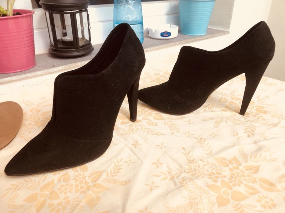 Велурени боти Bershka и Pull and bear