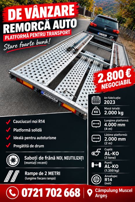 Platforma / Remorca transport auto