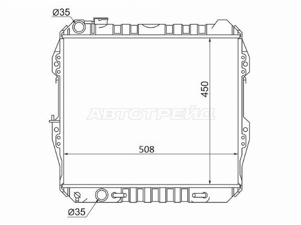 Радиатор Toyota 4runner
