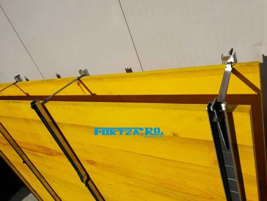 Placa galbena 27 mm, palca galbena cofranta tip Doka