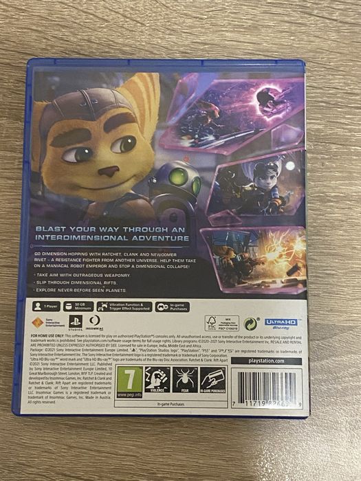 Игра Ratchet and Clank PS5