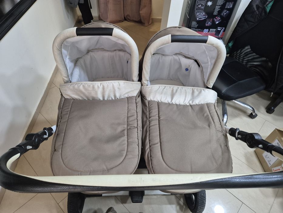 Детска количка за близнаци - NIO S-max Double