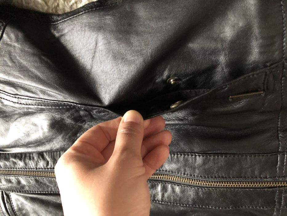 Geaca piele naturala Pepe Jeans 34 captusita